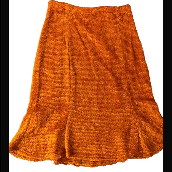 Julie Dorst burnt orange rug skirt - Picture 1 of 6